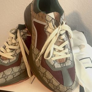 Gucci Men's GG Rhyton Sneaker Sz. 10.5